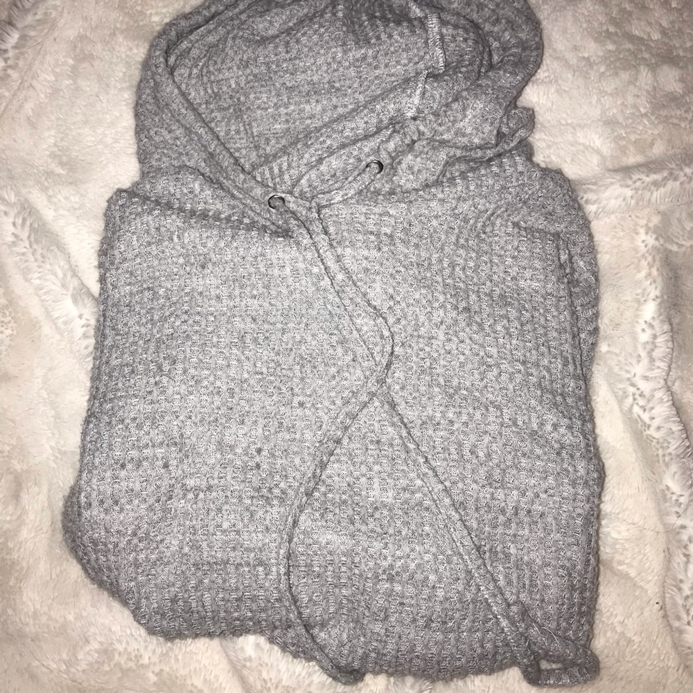 Grey Pullover Hoodie